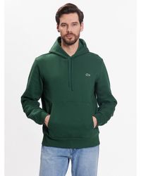 Lacoste - Sweatshirt Sh9623 Grün Regular Fit - Lyst