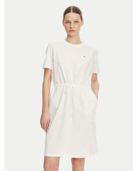 Tommy Hilfiger - Kleid Für Den Alltag Ww0Ww45529 Regular Fit - Lyst
