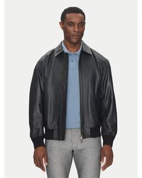 BOSS - Lederjacke Joloco 50530270 Relaxed Fit - Lyst
