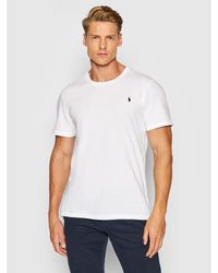 Polo Ralph Lauren - T-Shirt Sle 714844756004 Weiß Regular Fit - Lyst