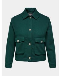 Only Carmakoma - Übergangsjacke Emily 15307484 Grün Regular Fit - Lyst