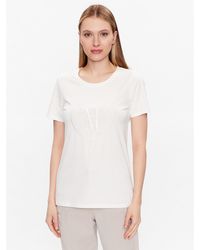 MARC AUREL - T-Shirt 7410 7000 73574 Weiß Regular Fit - Lyst