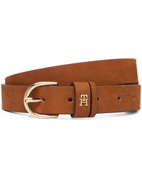 Tommy Hilfiger - Damengürtel Essential Effortless 2.5 Nubuck Aw0Aw17762 - Lyst