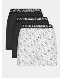 Karl Lagerfeld - 3Er-Set Boxershorts Ikonik 2.0 Woven Boxer (X3) 235M2115 - Lyst