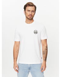 BOSS - T-Shirt Teeglitchlogo 50499504 Weiß Relaxed Fit - Lyst
