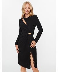Karl Lagerfeld - Kleid Für Den Alltag Jacquard Punto 236W1356 Slim Fit - Lyst