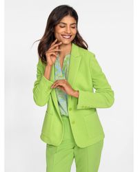 Olsen - Sakko 15001367 Grün Regular Fit - Lyst