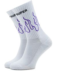 Vision Of Super - Hohe -Socken Vsa00168Cz Weiß - Lyst