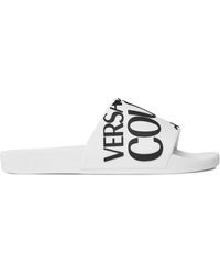Versace - Pantoletten 75Va3Sq1 Weiß - Lyst