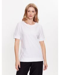 Olsen - T-Shirt 11104490 Weiß Regular Fit - Lyst
