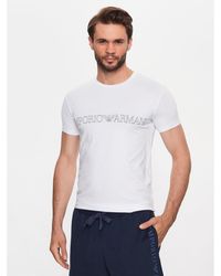 Emporio Armani - T-Shirt 111035 3R516 00010 Weiß Regular Fit - Lyst