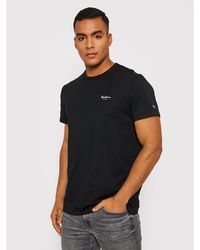 Pepe Jeans - T-Shirt Original Basic 3 N Pm508212 Slim Fit - Lyst