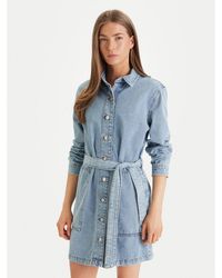 Calvin Klein - Jeanskleid Lv047F671G Regular Fit - Lyst