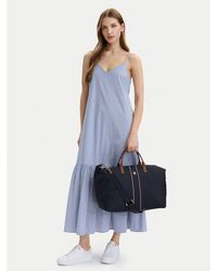 Tommy Hilfiger - Handtasche Popette Weekender Corp Aw0Aw18529 - Lyst