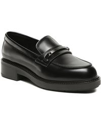 Calvin Klein - Slipper rubber sole w/hw hw0hw01791 ck black beh - Lyst