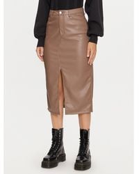 ONLY - Rock Aus Kunstleder Kiri 15324778 Regular Fit - Lyst