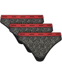 HUGO - 3Er-Set Klassische Damenslips 50535254 - Lyst