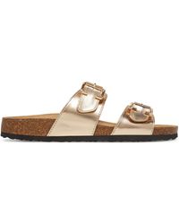 ONLY - Pantoletten Onlmaxi-13 Pu Strap Buckle 15331392 - Lyst