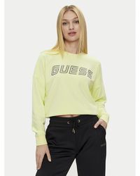 Guess - Sweatshirt Skylar V4Gq07 K8802 Grün Relaxed Fit - Lyst