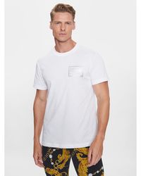 Versace - T-Shirt 75Gaht12 Weiß Regular Fit - Lyst