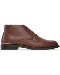 Tommy Hilfiger - Schnürschuhe Core Rwb Hilfiger Lth L Boot Fm0Fm04804 - Lyst