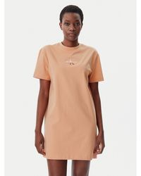 Calvin Klein - Kleid Für Den Alltag Gradient Monologo J20J225273 Relaxed Fit - Lyst