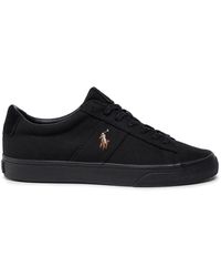Polo Ralph Lauren - Sneakers aus stoff sayer 816764497002 black - Lyst