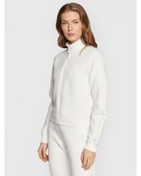 Guess - Sweatshirt Allie V2Yq17 K7Uw2 Weiß Regular Fit - Lyst