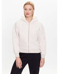 Calvin Klein - Sweatshirt J20J221328 Écru Oversize - Lyst