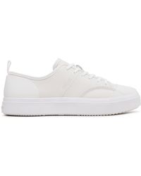 Calvin Klein - Sneakers Aus Stoff Low Top Lace Up Lth Hm0Hm01045 Weiß - Lyst