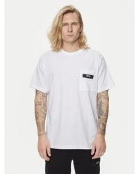 Versace - T-Shirt 76Gahe05 Weiß Regular Fit - Lyst