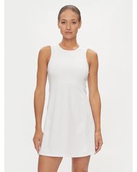 DKNY - Sommerkleid Dp2D4754 Weiß Slim Fit - Lyst