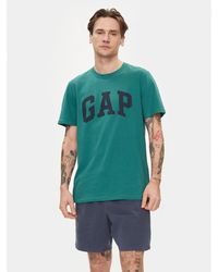 Gap - T-Shirt 856659-06 Grün Regular Fit - Lyst