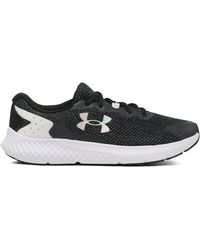 Under Armour - Schuhe ua w charged rogue 3 knit 3026147-001 blk/wht - Lyst