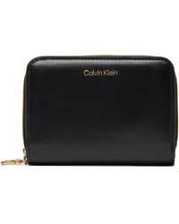 Calvin Klein - Geldbörse Ck Medium Flap Zip Around Lv04F1075G - Lyst