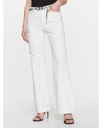 MICHAEL Michael Kors - Jeans Ms3904180V Weiß Flare Fit - Lyst