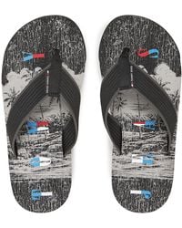 Tommy Hilfiger - Zehentrenner Tjm Elevated Beach Sandal Em0Em01561 - Lyst