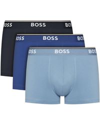 BOSS - 3Er-Set Boxershorts Trunk 3P Power 50531684 - Lyst