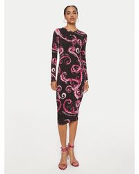 Versace Jeans Couture - Kleid Für Den Alltag 77Hao9B0 Js358 Slim Fit - Lyst