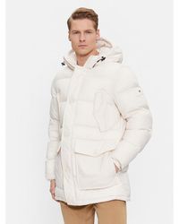 Tommy Hilfiger - Daunenjacke Essential Rockie Mw0Mw33961 Weiß Regular Fit - Lyst