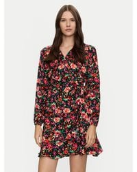 Brave Soul - Kleid Für Den Alltag Ldrw-272Amber Schwarz Regular Fit - Lyst