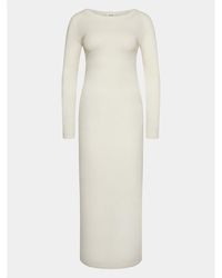 American Vintage - Kleid Für Den Alltag Gamipy Gami14Ae24 Weiß Regular Fit - Lyst