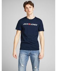 Jack & Jones - T-Shirt Corp Logo 12137126 Slim Fit - Lyst