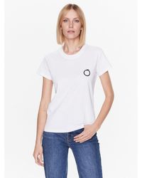 Trussardi - T-Shirt 56T00538 Weiß Regular Fit - Lyst
