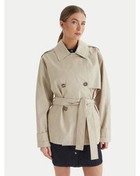Calvin Klein - Tenchcoat Lv044B540G Regular Fit - Lyst