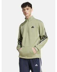 adidas - Sweatshirt Future Icons 3-Stripes Iw8544 Grün Regular Fit - Lyst