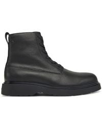 Calvin Klein - Schnürschuhe Combat Ess Lace Up Zip Boot Lth Ym0Ym01373 - Lyst