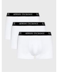 Armani Exchange - 3Er-Set Boxershorts 957028 Cc282 48310 Weiß - Lyst