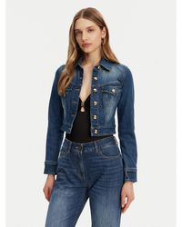 Elisabetta Franchi - Jeansjacke Bj-37I-51E2-V620 Regular Fit - Lyst