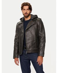 Mustang - Lederjacke 310-23-167 Regular Fit - Lyst